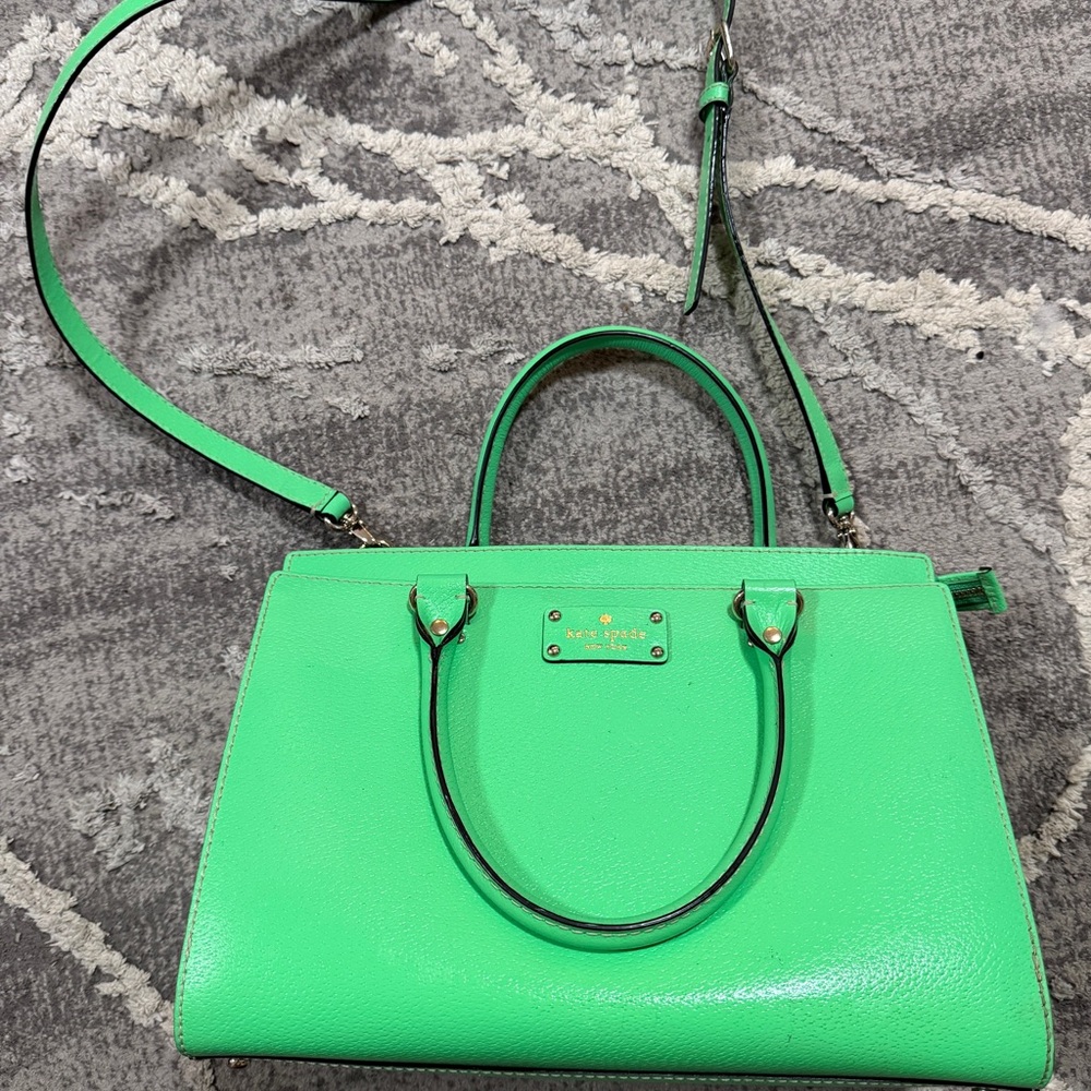Kate Spade Vibrant Green Tote
